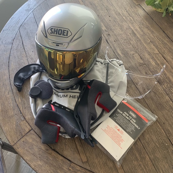 Shoei Rf 20 Helmet Silver | Poshmark